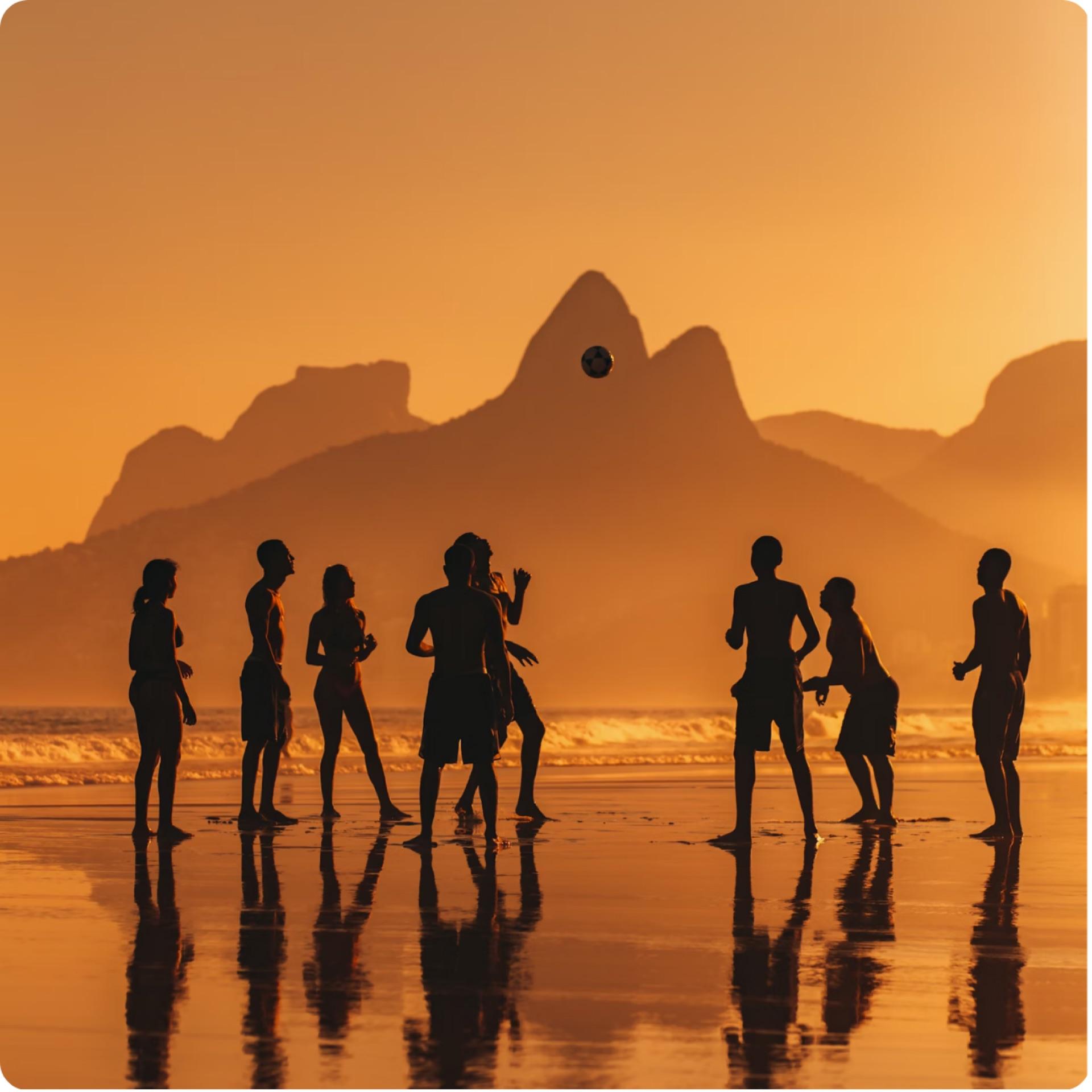 Pelada na praia, Rio de Janeiro